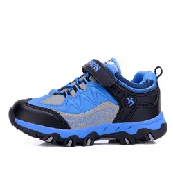 Осенние и зимние новые детские Нескользящие водонепроницаемые мужские ботинки для похода, походная обувь, безопасная обувь для прогулки