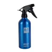 Mayitr 500 мл синяя бутылка с распылителем Высококачественная алюминиевая бутылка для воды триггер парикмахерский инструмент для парикмахерских/садовых салонов