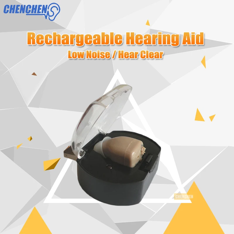 

Free Shipping Hearing Aid CIC Adjustable Sound Amplifier Rechargeable Hearing AIDS Digital Audiphone Device Aids Care