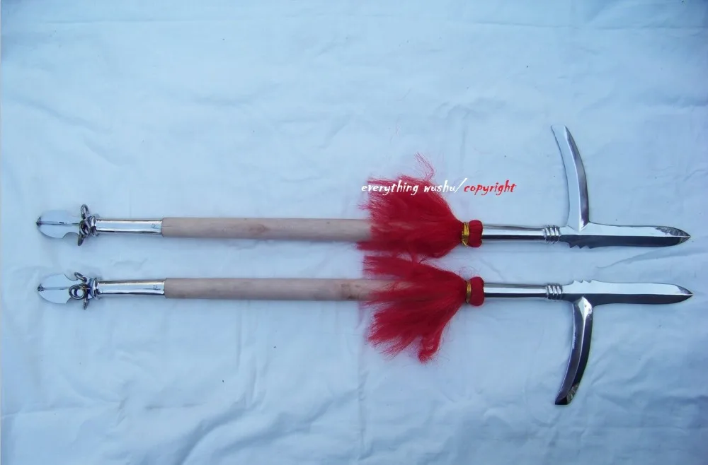 Wushu Double Hook Spears Shaolin Weaponsin Martial Arts from Sports