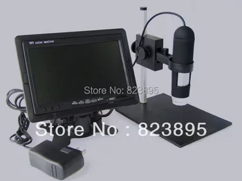 Price HD 800X AV Digital Microscope With Monitor CMOS Borescope 8-LED Applicable AV Port Monitors LCD TV