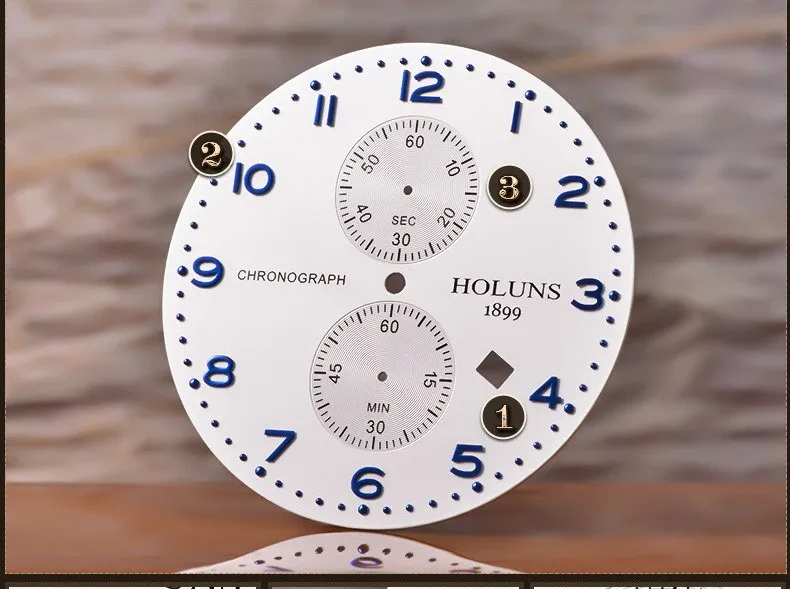 HOLUNS роскошные часы для мужчин водонепроницаемый кожаный ремешок Хронограф нержавеющая сталь спортивные кварцевые часы relogio masculine