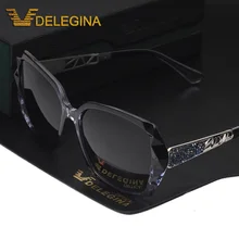 Модные роскошные женские поляризованные солнцезащитные очки, женские очки, женские солнцезащитные очки с коробкой, BF515