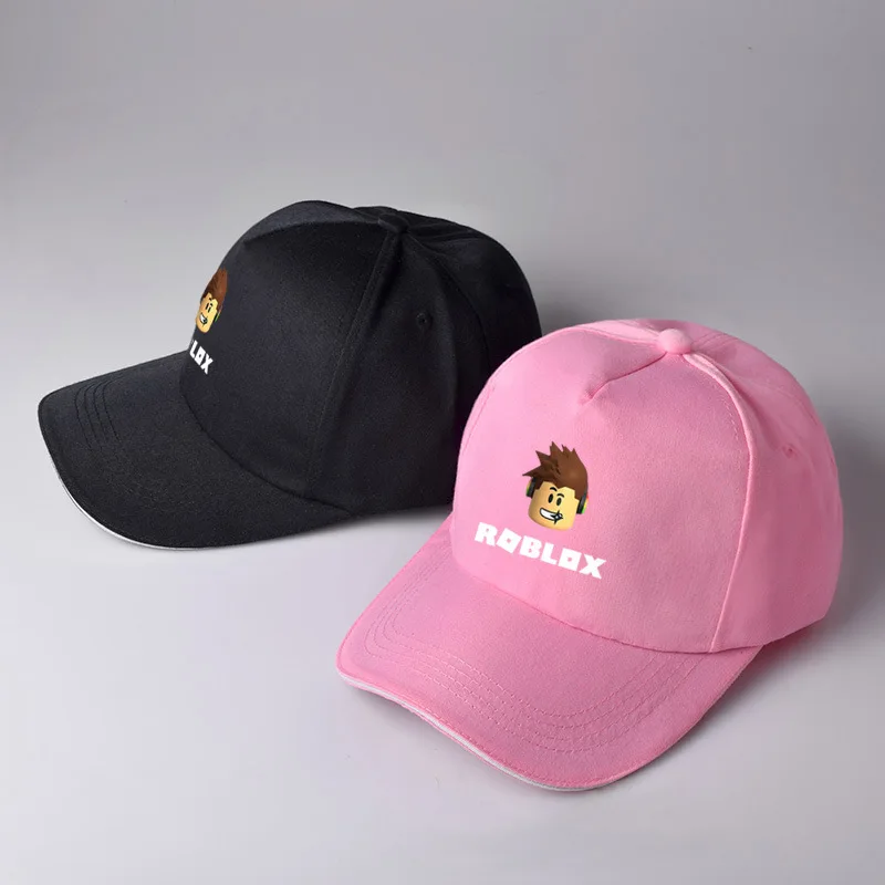 

Roblox Baseball Caps Adjustable Character Kids Hat Boys Girls Summer Cap Game Fans Letter Printed Cartoon Toys Hats Xmas Gifts