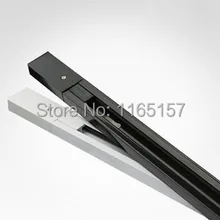 20pcs Free Shipping fedex DHL Free shipping spot lighting iron steel track 2 wires light track line connector (1m / pc!)