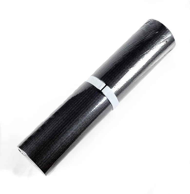 Черный Высококачественный ПВХ коврик для йоги Противоскользящий супер износостойкий резиновый спортивный коврик для йоги и фитнеса подходит для использования в музее йоги