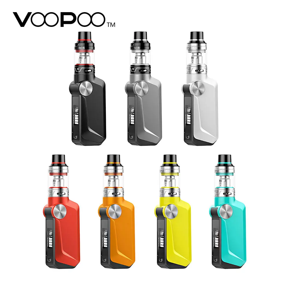 Оригинальный 88 Вт voopoo Mojo комплект с 3.5 мл/1.8 мл uforce танк и 2600 мАч мощный Батарея и 2A быстрой зарядки e-сигареты VAPE Mojo комплект