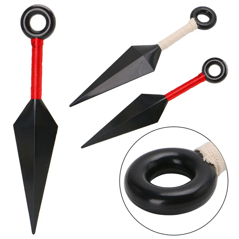 Novelty Plastic Fighter Weapon Throwing Knife Costume Props Cosplay Game Toy Kid