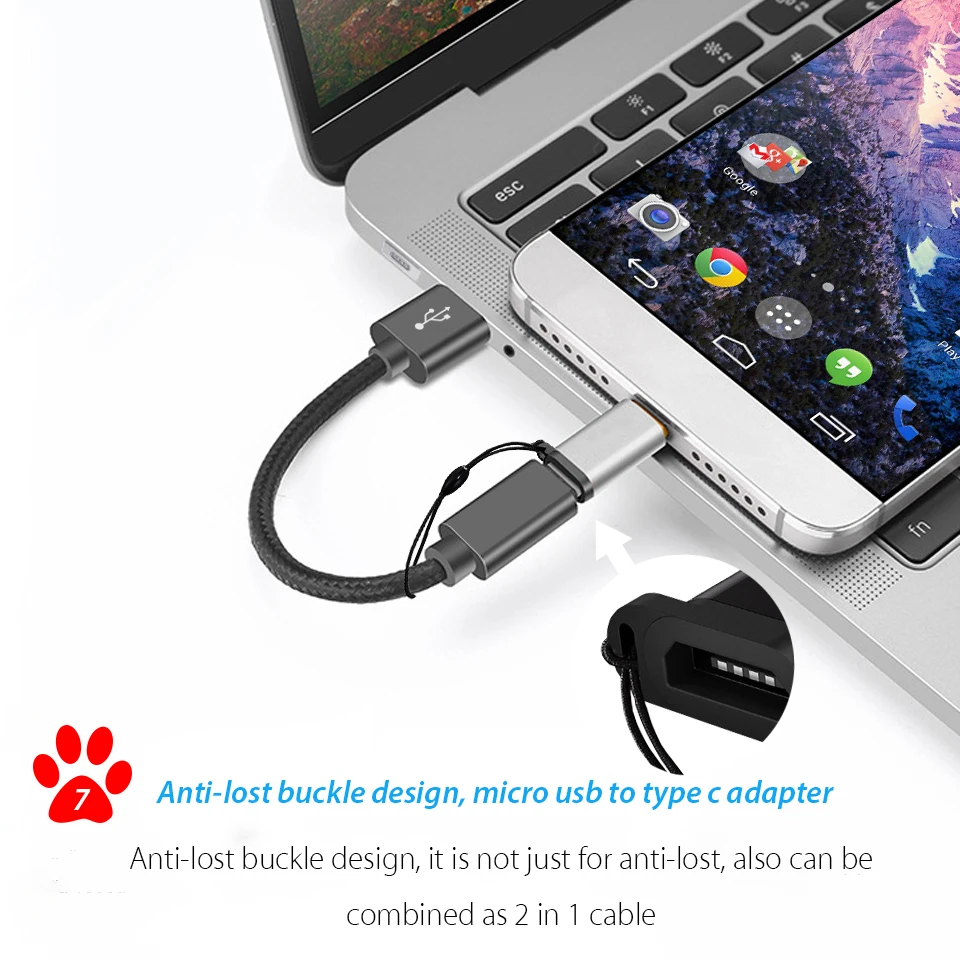 3 шт. USB Type C OTG адаптер разъем конвертер металлический для Samsung Galaxy Note 9 8 S9 S8 Plus A8 A9