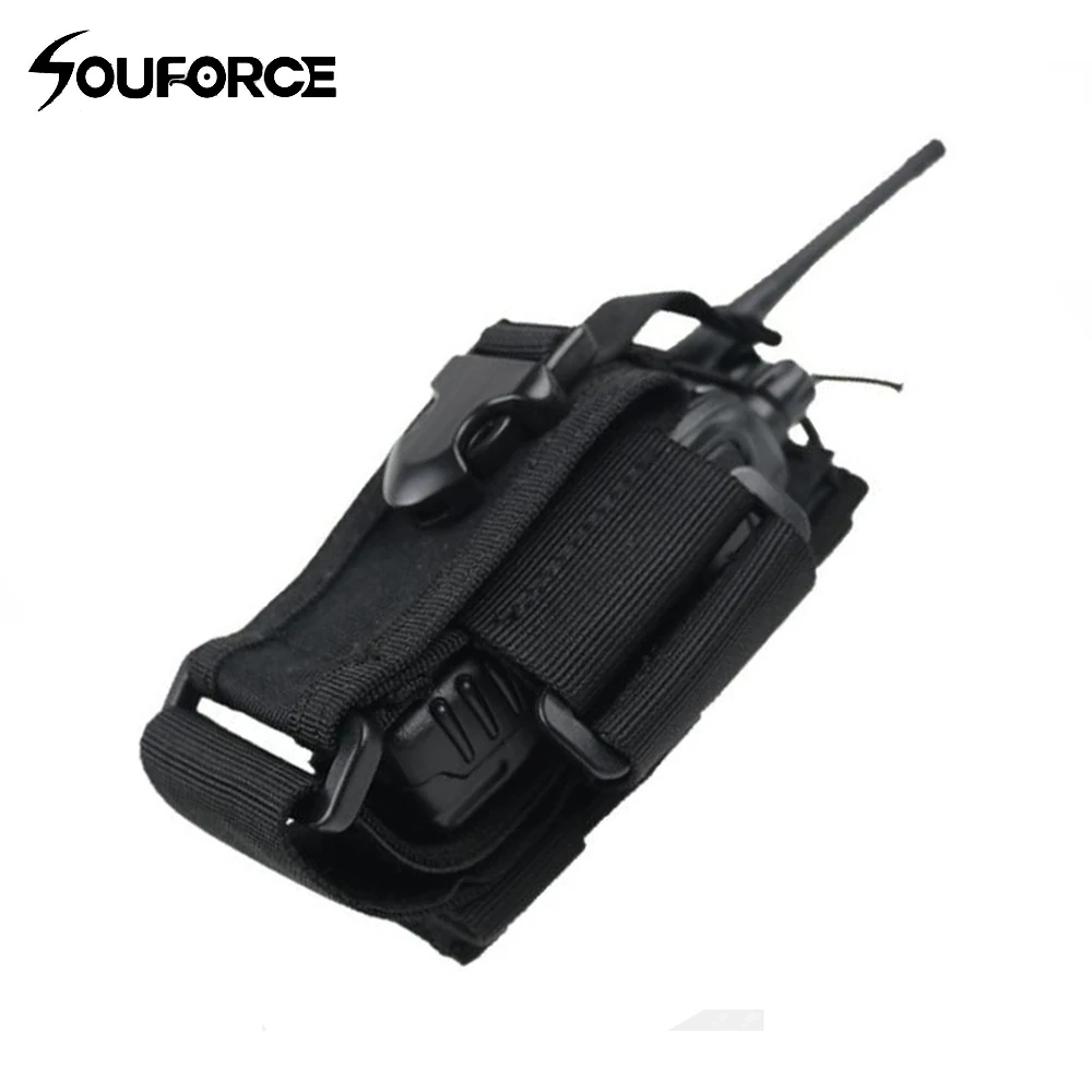 

5 Colors Tactical Adjustable Molle System in Nylon Adjustable Attachment Interphone Radio Case Bag Hunting Gun Accessory
