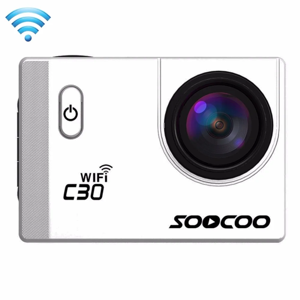 SOOCOO C30 2' экран 4K 170 градусов широкоугольный WiFi Спортивная экшн-камера видеокамера с водонепроницаемым корпусом чехол 1050 мАч