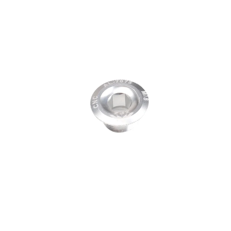 M18 Silver 1 3 шт. винт Кепки M15/M18 система для MTB крышка шатуна Алюминий bmxроуд велосипедный фитинг 10 видов цветов - Цвет: M18 Silver 1