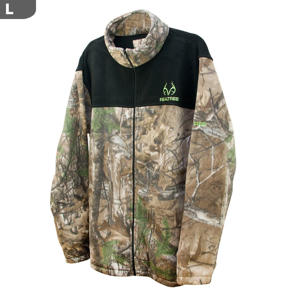 Realtree RTI010000.239099.L Mens Aspen RT-XTRA Panels Jacket Camo & Black - Large