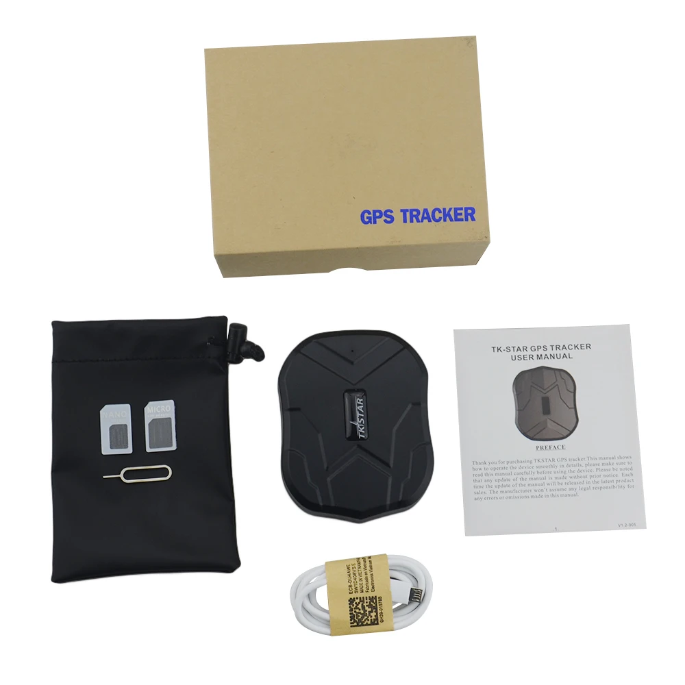 

Fast ship!10pcs TKSTAR GPS/GSM/GPRS Tracker TK905 real time Quad Band Free iPhone& Android APP 10pcs TK905