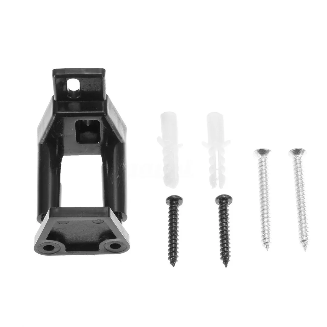 

Wall Sliding Barn Door Guide Wall Mount Bottom Floor Guide Clip Rail With Screws For Door Hardware Accessories Mayitr