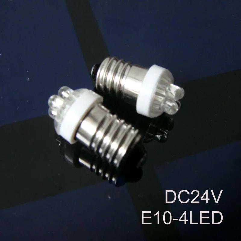Высокое качество LED 24 В E10 инструмент фары, e10 светодиодные лампы DC24V E10 светодиодной лампой, e10 LED 24vdc Бесплатная доставка 50 шт./лот