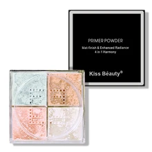 Макияж Рассыпчатая Пудра основа Матовый консилер минеральная основа водостойкая длительная красота Косметическая установка 4 цвета/комплект