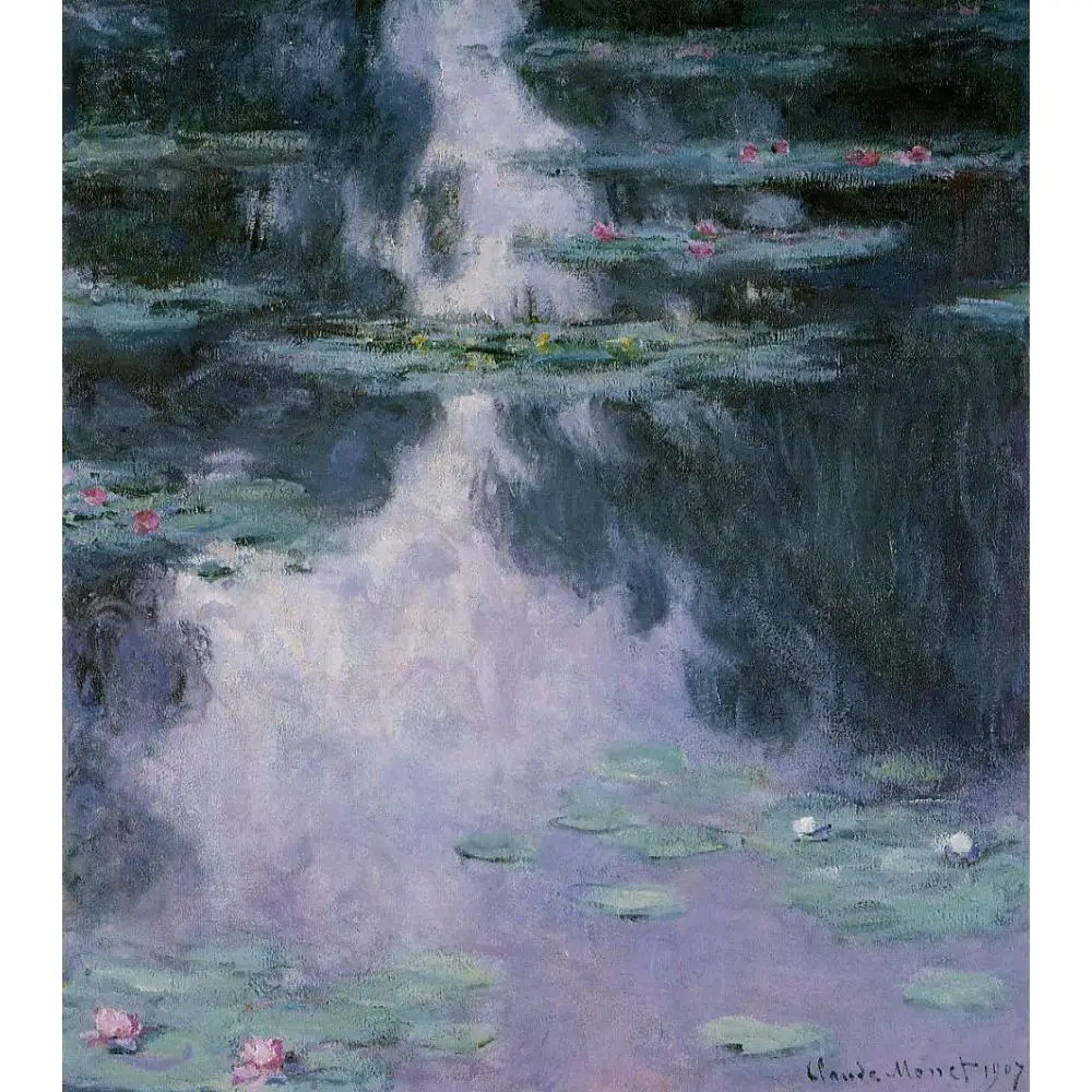 

Landscapes art Water Lilies (Nympheas) by Claude Monet oil paintings canvas High quality hand-painted