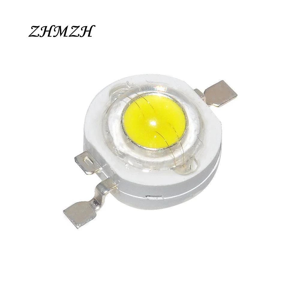 20pcs/lot 1W High Power LEDs Chip SMD LED Light-Emitting Diode 100-110lm LED Lamp Bulb For Downlight Spotlight White Blue Green