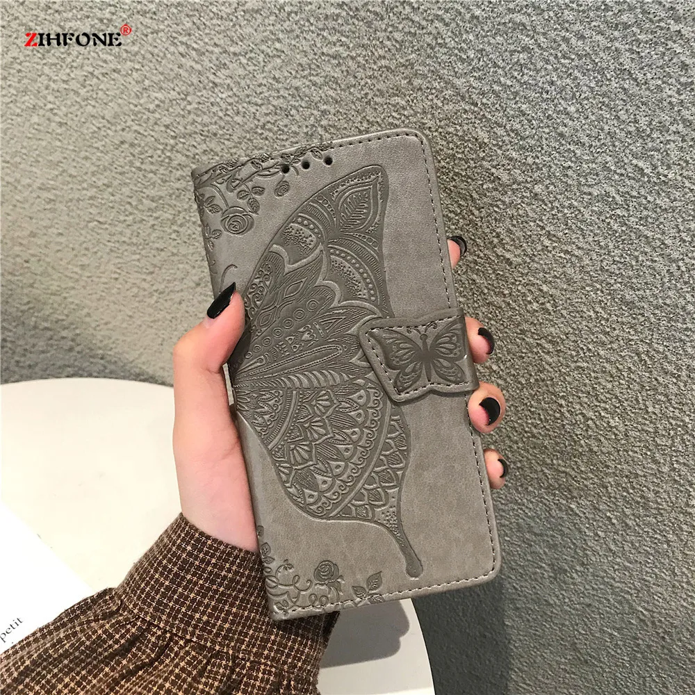 ZIHFONE для Xiaomi Redmi 7 Чехол кожаный флип противоударный Note Pro кошелек цветы чехол