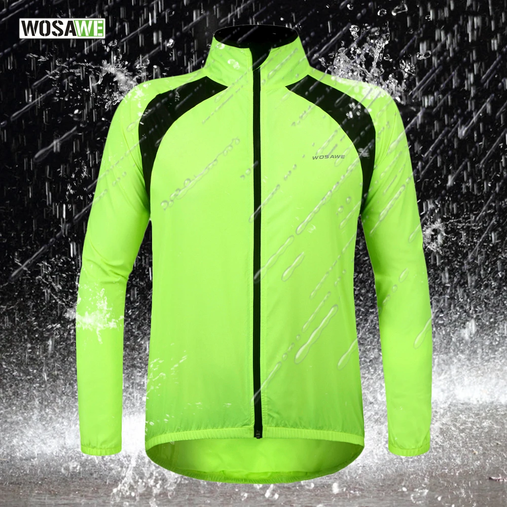 WOSAWE Bike Bicycle Cycling Cycle water repellent Rain Coat Raincoat