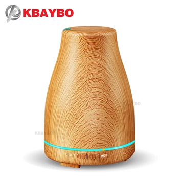 

Ultrasonic air humidifier 2017 aromatherapy essential oil diffuser electric Aroma diffuser for home-Wood