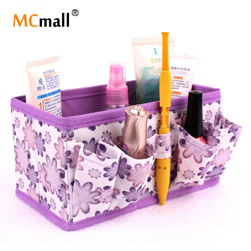 1 PCS Cosmetic Folding Makeup Storage Box Container Bag Case Stuff