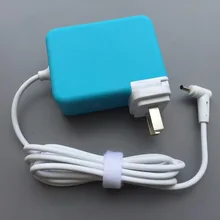 Портативный 19 В 3.42a 65 Вт ноутбук зарядное устройство AC адаптер для Acer Iconia S5 S7 W700 P3 P7 S7 s7-191 /391x313 Ultrabook синий цвет