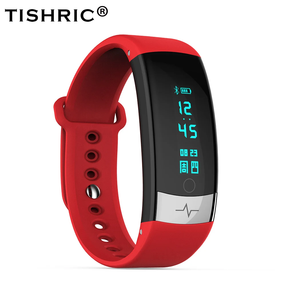 TISHRIC QS03 фитнес-браслет давления смарт-Браслет фитнес-спортивный браслет «Умные» часы трекер активности монитор сердечного ритма