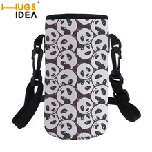 HUGSIDEA симпатичные панды термос карман ясно пластиковая чашка для воды бутылки Портативный сумка Неопреновая бутылка рукава bolsa termica botella