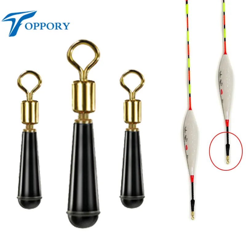 

Toppory 25pcs Drift Fishing Floats Seat Socket Fly Tackle Accessories For Tools Pesca Gear Rotation Rubber Buoy Seat