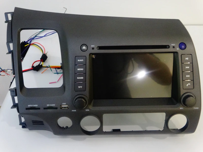 Top 7" Car DVD player with GPS(optional),audio Radio stereo,BT,car multimedia headunit for Honda CIVIC 2006 2007 2008 2009 2010 2011 8