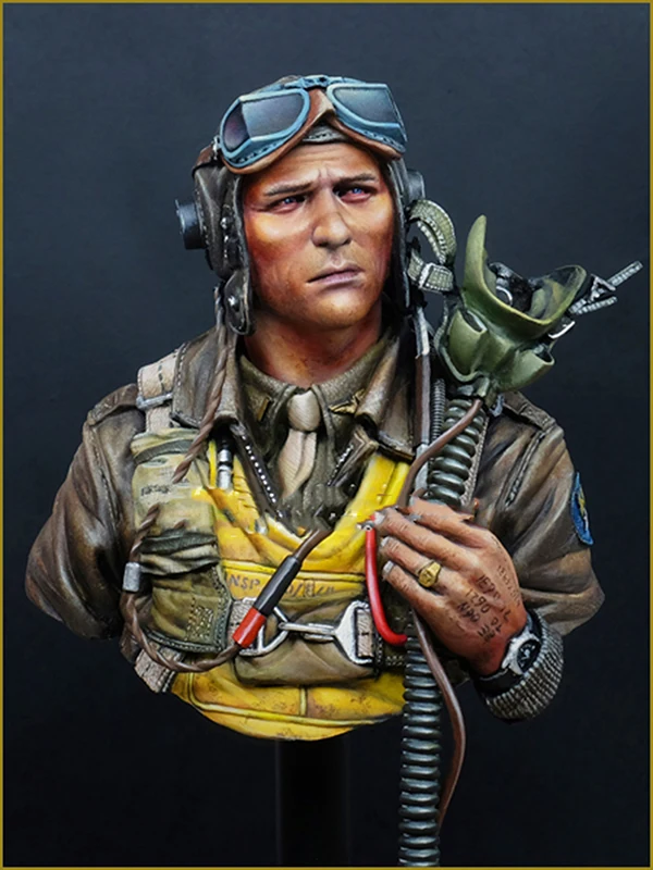 Buste Soldat WW2 1/10 En Résine - Non Peint - Pour Maquette Et Peinture