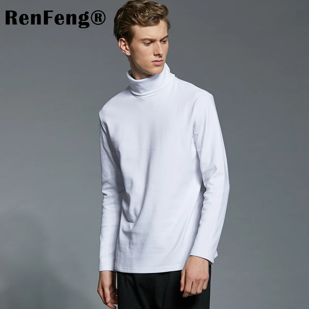 Pullover long sleeve undershirt for men t shirt turtleneck winter warm clothes 2018 mens t shirts fashion underwear Korean style (6)