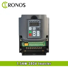 Шпиндельный двигатель контроль скорости 380 В 1.5KW VFD Частотный Привод VFD 3HP преобразователь частоты для двигателя