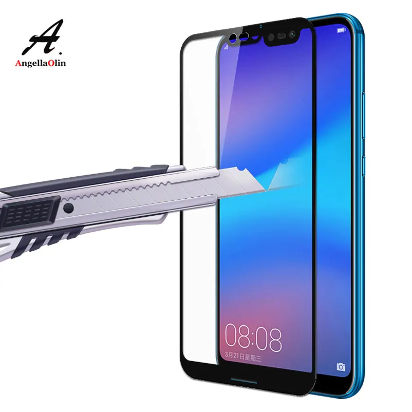 Закаленное стекло с полным покрытием для Huawei Mate 20 P10 P20 Lite Pro Nova 2 Y9 2018 Honor 10 7A 7C 8 Plus