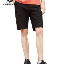 Pioneer Camp новые мужские длиной до колена Мужские шорты Карго черные повседневные хлопковые свободные шорты мужские короткие брюки AXX902190