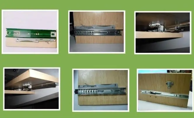 amortecedor, acessórios para móveis, guia ferroviário, Hardware Acessórios, 2 pcs por lote