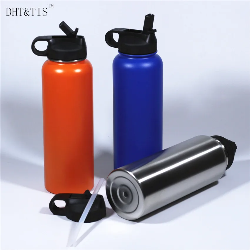 

Vacuum Flask Cold Insulated Water Bottle 1000ml 40OZ Beer Growler thermos Big Termos Bottle Vacuum cup can you swig it