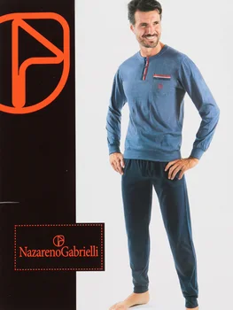 

Pajamas long cotton with pocket