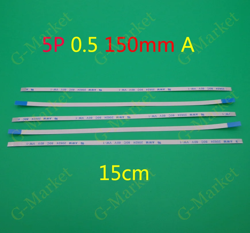 2 500pcs 15cm 5P AWM 20624 150mm Length 0.5mm Pitch 5Pin Forward ...