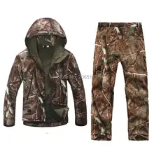 Куртка TAD из кожи акулы для охоты на открытом воздухе+ штаны для кемпинга, водонепроницаемая ветрозащитная куртка из полиэстера, куртка с капюшоном