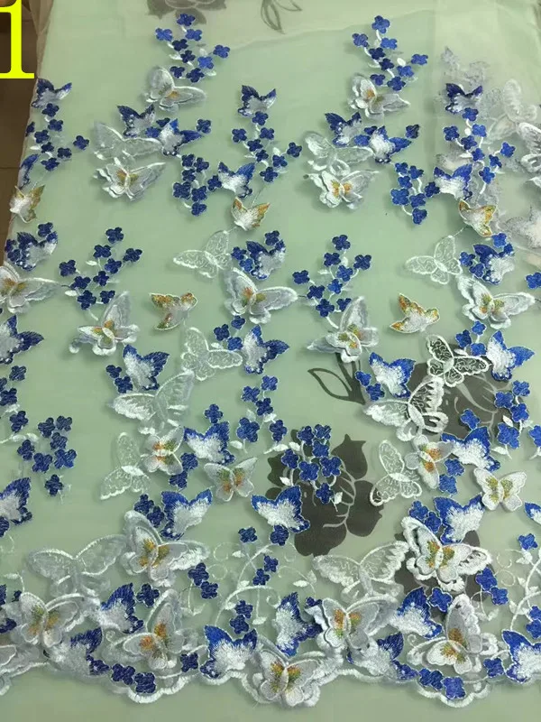 

125cm organza dyed yarn embroidery guipure butterfly george lace fabric,African style Swiss voile lace fabric,XERY-JHC0909J