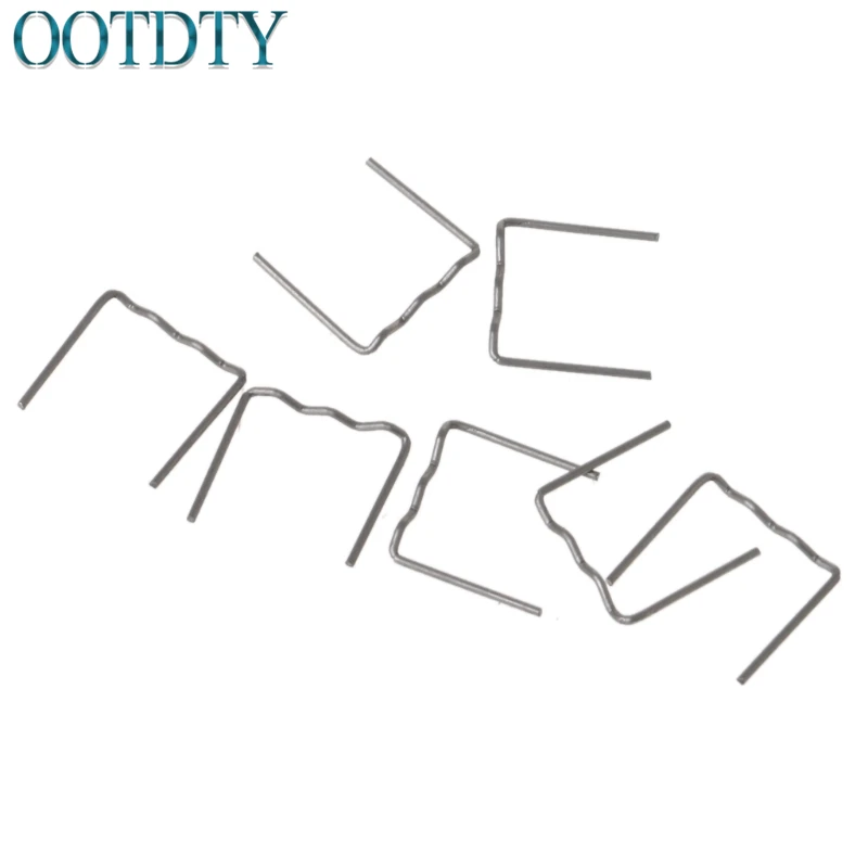 OOTDTY 100 шт. нарезанные горячие плоские скобы в форме волны пластиковый степлер
