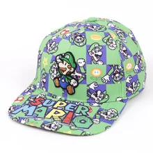 Унисекс модная бейсболка супер Марио Bros Snapback шляпа летняя повседневная Кепка s для мужчин и женщин