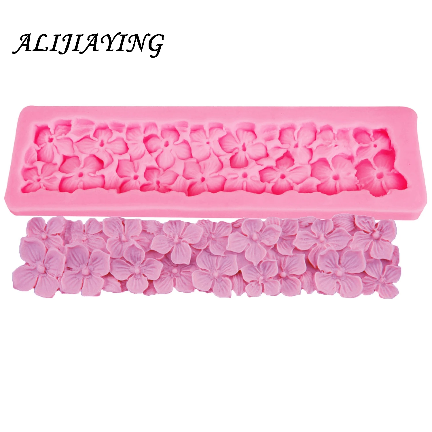 

1Pcs Nail-Headed Border Flower Silicone Mold for Fondant Cake Decorating Sugarcraft Resin Mold Fondant Cake Mold D1216