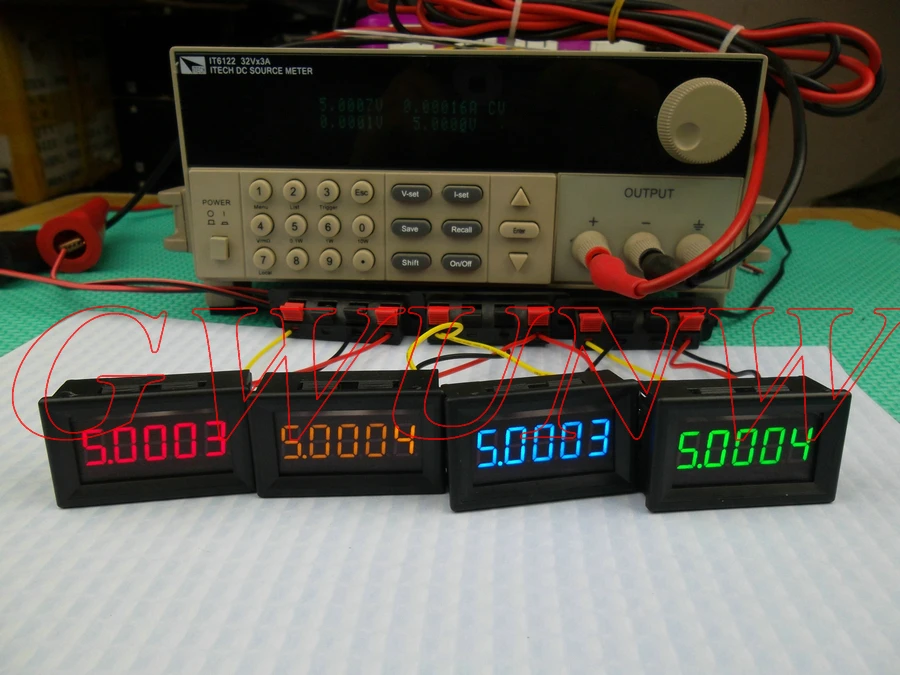 GWUNW BY536V DC 0-33,000 в(0-33 в) тестер напряжения Цифровой вольтметр 5 бит высокая точность