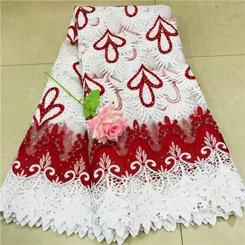 

Amazing French net lace fabric elegant party tulle mesh cloth with rhinestones for sewing dress VRN175(5yards/lot)