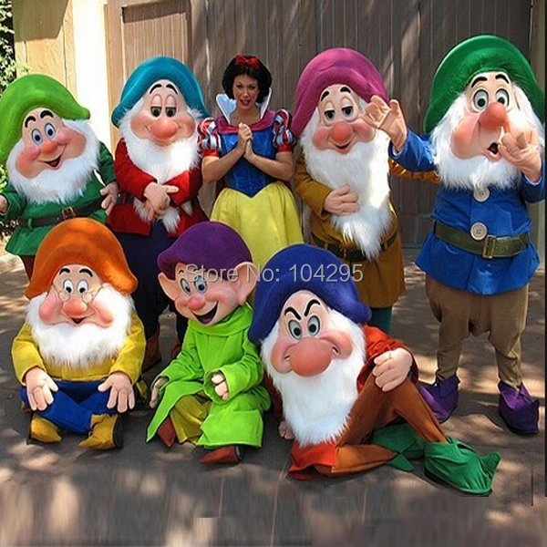 

ohleesReal Pictures Deluxe Dopey doctor Bashful Seven Dwarfs Mascot costume Adult SIZE Halloween Easter party custom made