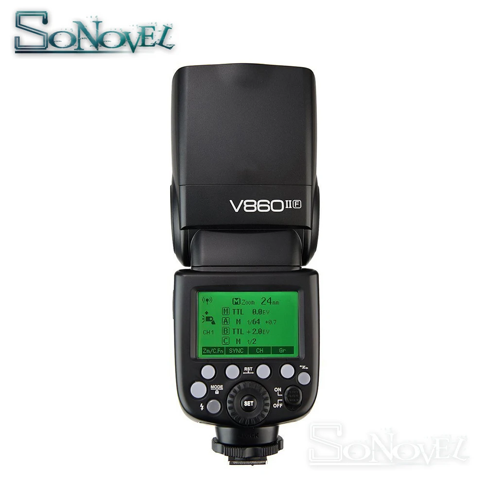 Godox Винг V860II V860II-F 2,4 г HSS 1/8000 литий-ионный аккумулятор TTL вспышка для камеры+ беспроводной передатчик Xpro-F для Fujifilm X-Pro2/1